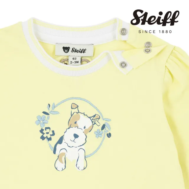【STEIFF】熊頭童裝 印花長袖T恤衫(長袖上衣)