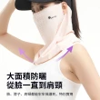 【Chewy】夏季防紫外線防曬面罩 透氣冰絲遮全臉面紗 騎行遮陽掛耳面巾 騎車防曬口罩 男女