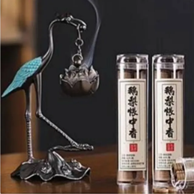 【八方開運】香雅醇厚無黏粉小盤香五罐/入 隨機出貨(贈小仙鶴香爐*1)