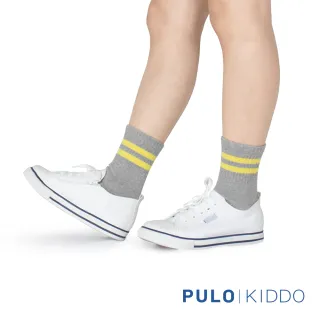 【PULO】2雙組 學院撞色條紋抗菌童襪(兒童除臭襪/除臭襪/消臭襪/童襪/條紋襪/襪/襪子/男女襪)