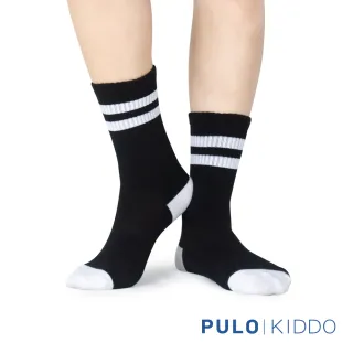 【PULO】2雙組 學院撞色條紋抗菌童襪(兒童除臭襪/除臭襪/消臭襪/童襪/條紋襪/襪/襪子/男女襪)