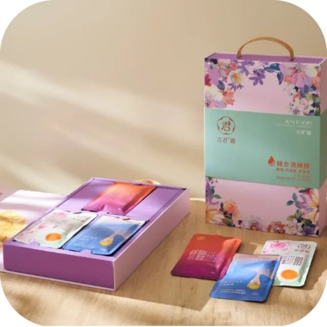【JUN FOOD 吉君將】花龍悅色綜合滴雞精常溫禮盒1X21入X60ml(送禮首選 三種口味 情意滿溢 溫馨感恩)