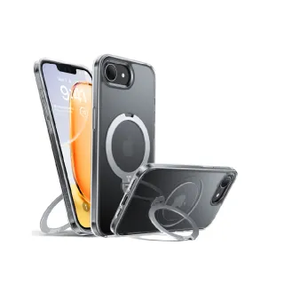 【TORRAS 圖拉斯】Ostand Spin  iPhone 16E/17E MagSafe支點旋轉磁吸支架防摔手機殼