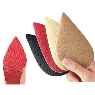 【鞋博士嚴選鞋材】尖頭鞋底防滑貼前掌墊鞋墊(穿高跟鞋最佳配件)