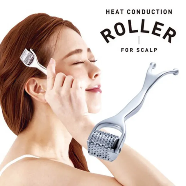 【日本Alphax】ROLLER熱傳導頭皮按摩器 一入(192滾輪 頭皮按摩 臉部按摩 面部滾輪)