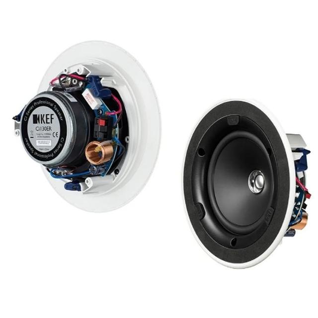 【KEF】Ci130ER 圓型嵌入式 工程安裝揚聲器(一對)