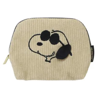 【Kamio】SNOOPY 史努比 燈芯絨面紙收納包 化妝包