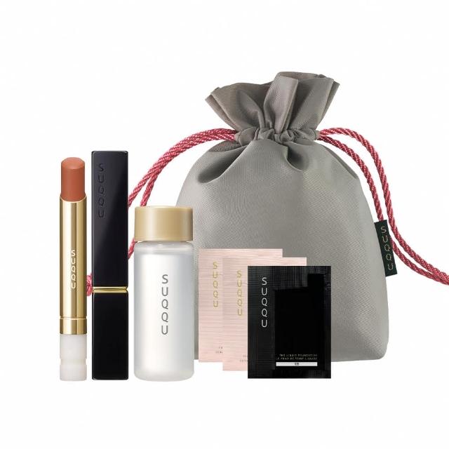 【SUQQU】晶采絲絨唇膏柔霧組(多色任選_加贈底妝5件組)