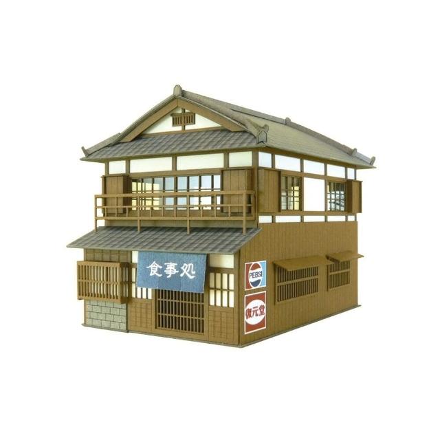 【ArtLife 藝術生活】MK05-03 入母屋造町家  S:1/87・80(日本 sankei 微縮藝術精品 紙模 DIY 交換禮物)