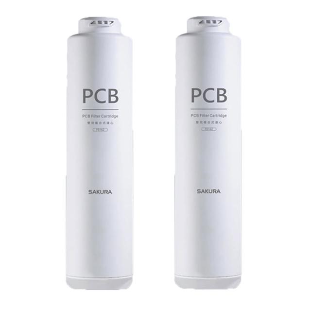 【SAKURA 櫻花】雙效複合式F0162濾芯一年份兩支入F2192(DIY安裝)