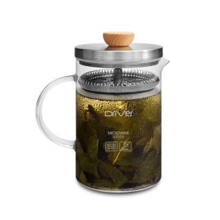 【Driver】冷熱兩用沖茶壺-600ml(泡茶壺 沖茶壺 熱茶壺 沏茶壺 冷水壺 耐熱玻璃壺 玻璃壺 沖泡茶壺)