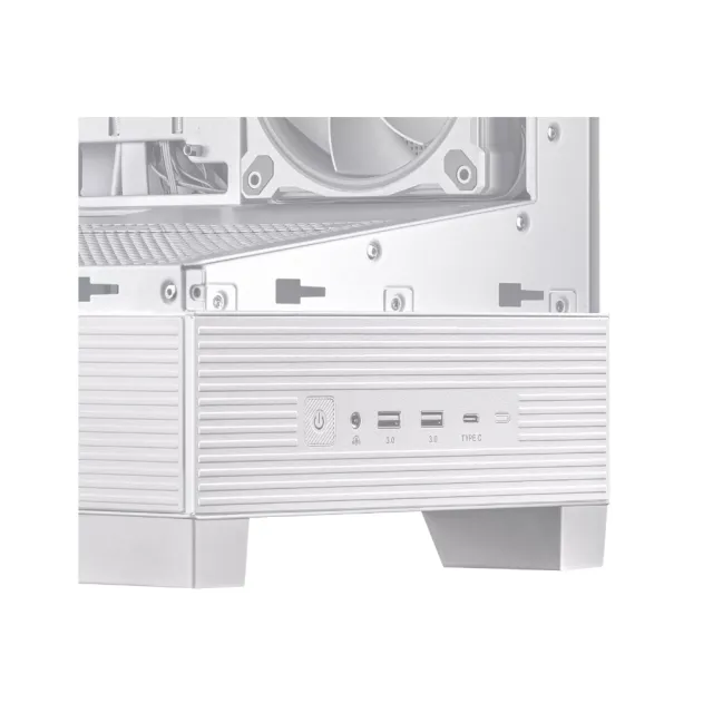 【ASUS 華碩】A31 PLUS 中塔電腦機殼 全景玻璃 白色(A31-PLUS-W)
