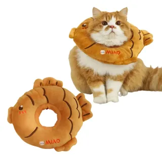 【日系喵】鯛魚燒貓咪防舔圈(伊莉莎白圈 防咬圈 羞恥圈 術後保護 防舔頭套 防咬頭套 寵物頭套 軟頭套)