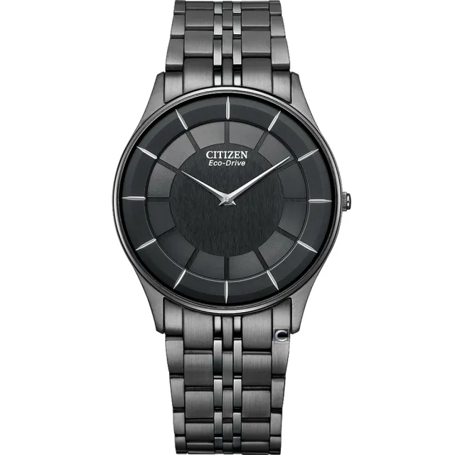 【CITIZEN 星辰】夜色版 光動能時尚腕錶 手錶-36.2mm黑(AR3017-58E)