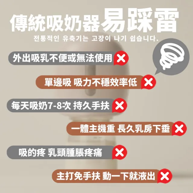 【Snowbear 小白熊】智允 免手持穿戴式電動吸乳器2入(擠乳器 吸乳器 擠奶器 電動吸乳器 集乳器 吸奶器)