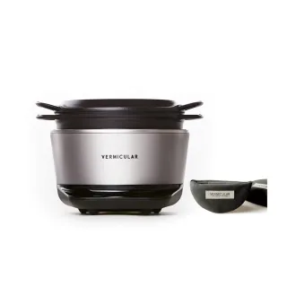 【Vermicular】IH MINI 琺瑯鑄鐵電子鍋-飛魚銀(電子鍋/電子鑄鐵鍋/IH電子鍋/鑄鐵鍋/萬用鍋)