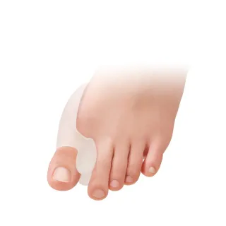 【Gelsmart 吉斯邁】拇趾偏斜防磨分趾墊-1入(親膚凝膠、避免疊趾、側邊防磨、TG-GTS006)