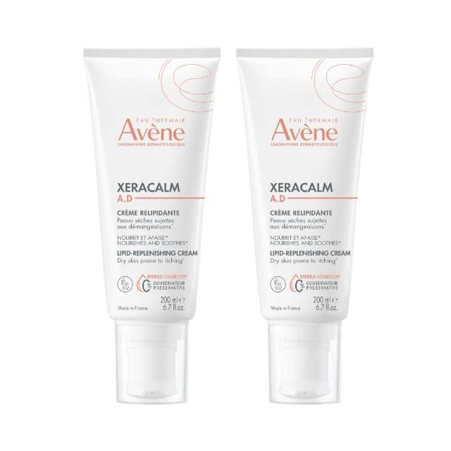 【Avene 雅漾】舒緩乾癢霜200ml(二入組)
