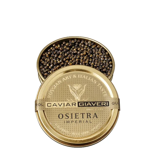 【CAVIAR GIAVERI 珈費里】現貨！ 奧思迦魚子醬 50g(金蓋 Osietra)