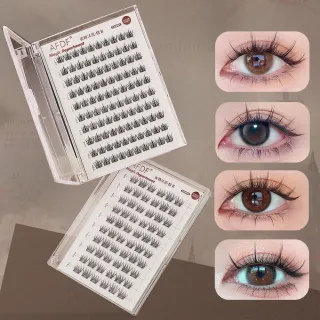 【AFDF】3D立體免膠水假睫毛 自黏假睫毛 羽蝶睫毛仙子 秒貼仿真睫毛 自然舒適嫁接假睫毛 眼妝造型