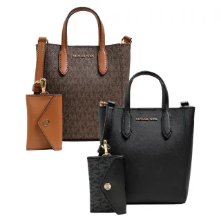 【Michael Kors】MK VINCENT防刮皮革二合一斜背迷你琴譜包/迷你斜背包(多款可選)