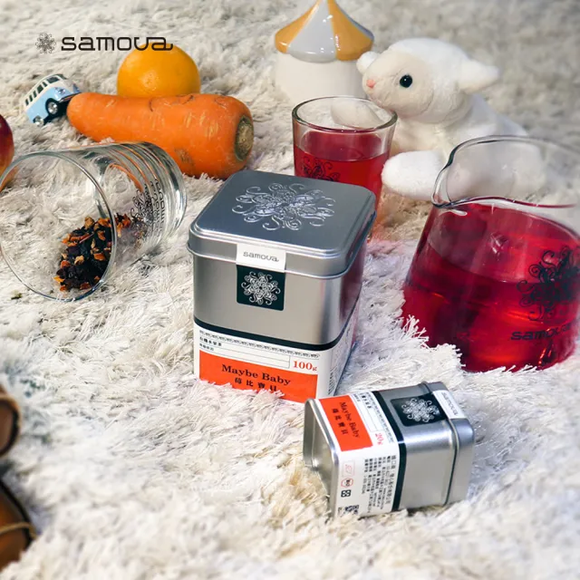 【Samova】Tea Tin 馬口鐵散茶 花果茶 / 75-100g(水果茶/檸檬馬鞭草茶/草本薑茶)