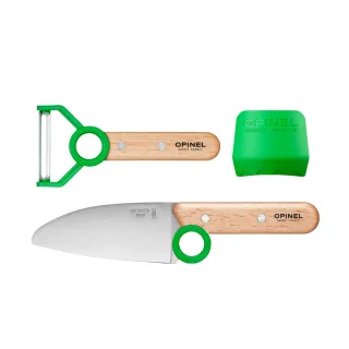【OPINEL】特價品 le petit Chef 小廚師組盒包 / 綠色(#OPI_002577)