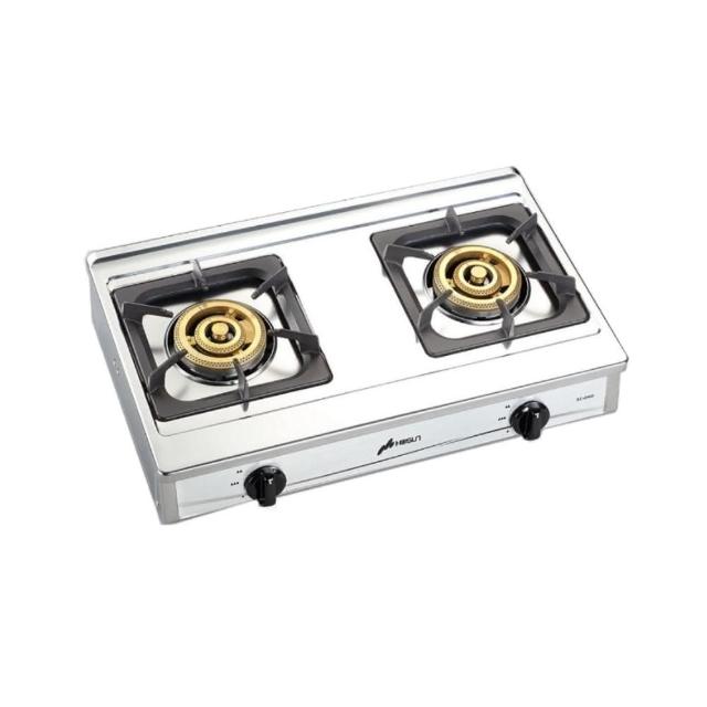 HOSUN豪山牌 SC-2060 豪山牌 SC-2060-LPG 雙口瓦斯爐,採用不鏽鋼爐臺與傳統爐頭設計,壓電式點火方便安全使用。機體尺寸700×420×160mm,適合標準安裝,瓦斯消耗量10~11kW,提供高效烹飪效能。產自其他國家,BSMI許可字號R51155,享1年保固,是家用廚房理想選擇。