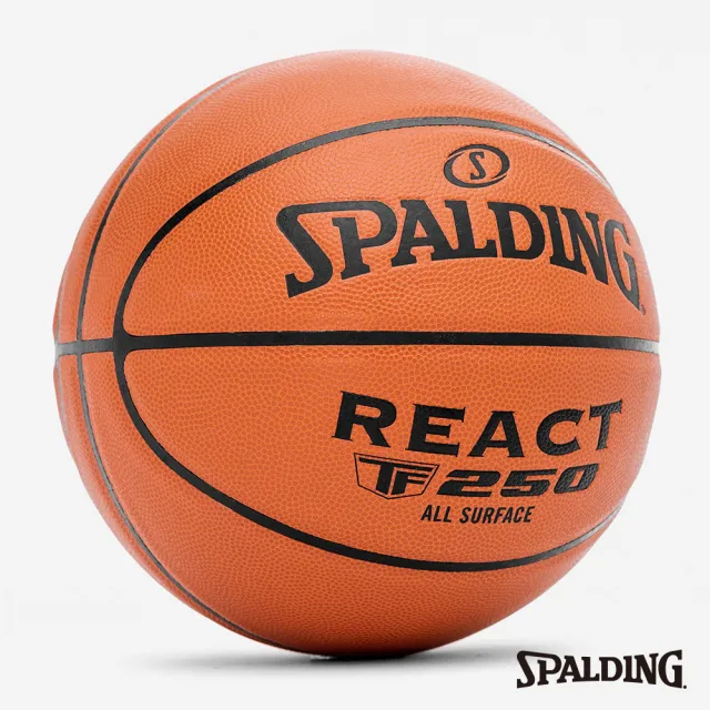 【SPALDING】TF-250 React 籃球 合成皮 室內室外(7號球)