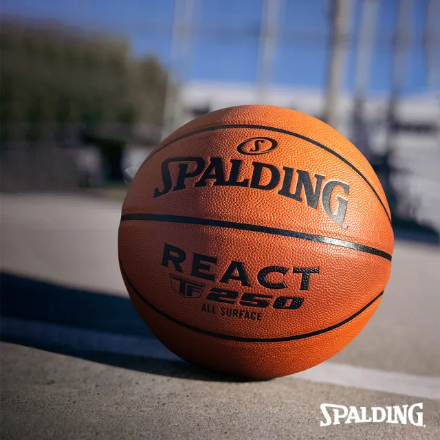 【SPALDING】TF-250 React 籃球 合成皮 室內室外(7號球)