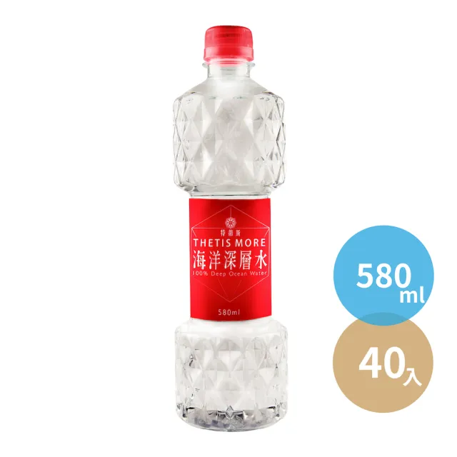 【光隆海洋生技】特蒂斯MORE海洋深層水580mlx2箱(共40入；官方直營) 