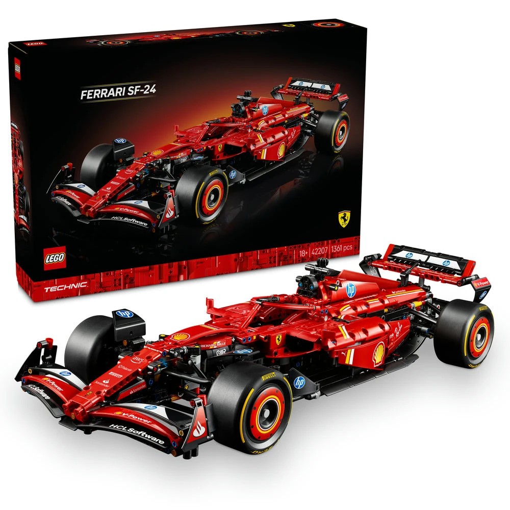 一日降! 樂高法拉利F1 42207 開箱推薦｜Ferrari SF-24 F1 科技系列 2025 官方新品
