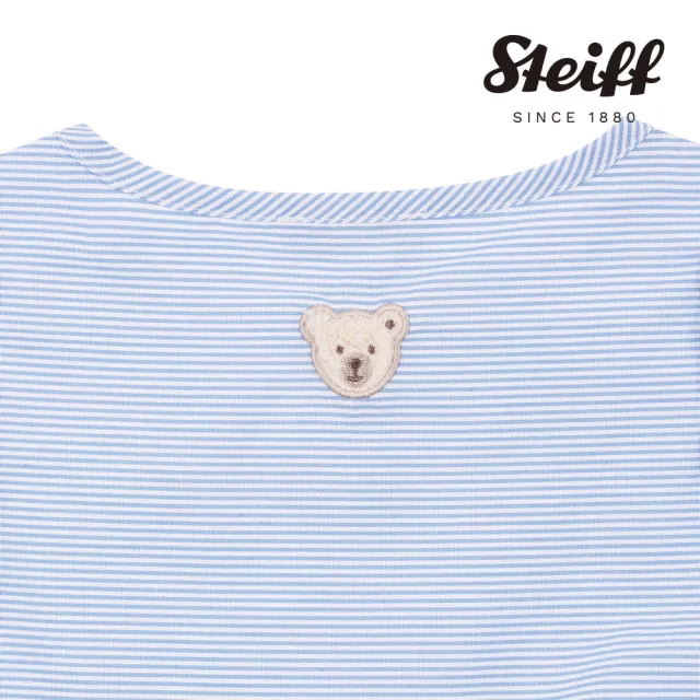 【STEIFF】熊頭童裝 蝴蝶袖造型無袖洋裝(洋裝)