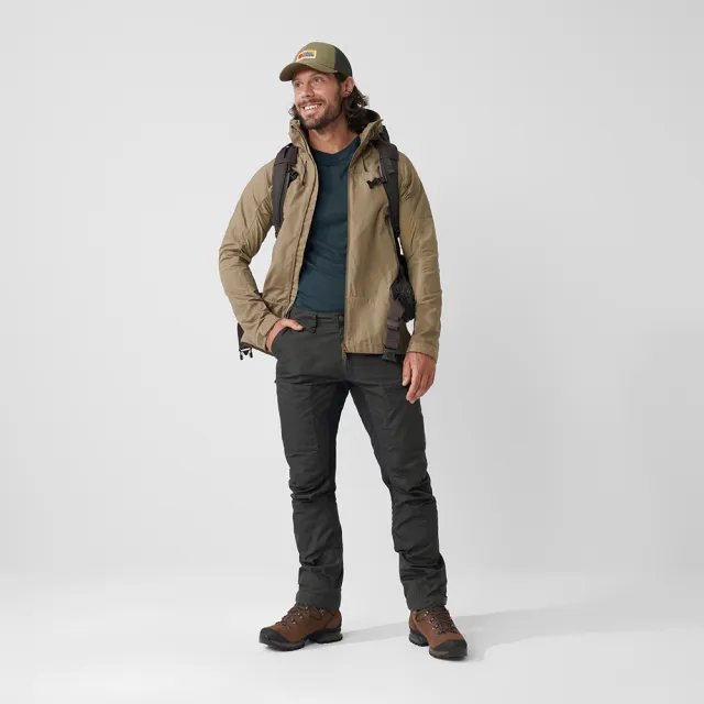 【Fjallraven】Abisko Lite Trekking 男戶外長褲(FR82890R-030深灰 220沙棕 622淺橄欖)