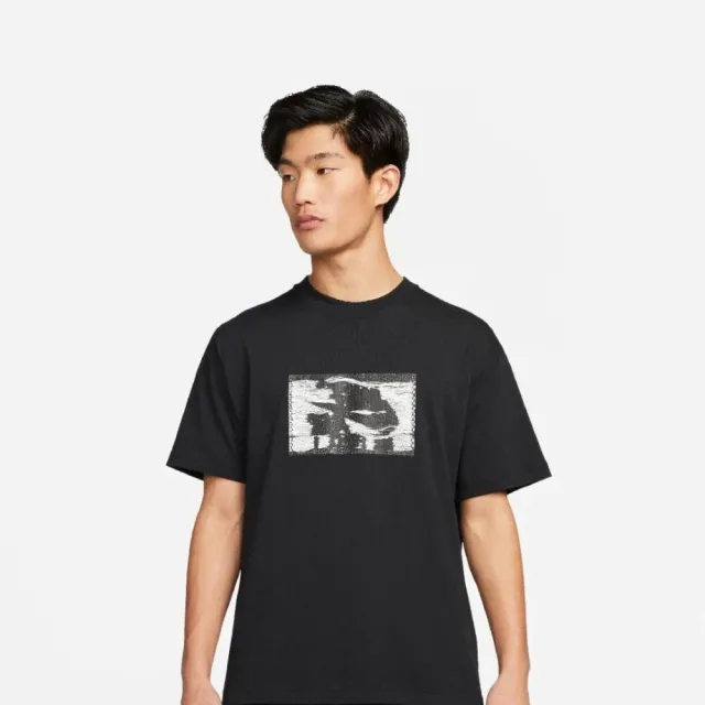 【NIKE 耐吉】Nike Alphabet Logo 短袖 黑色 標籤 厚磅 DR5758-010