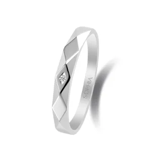 【蘇菲亞珠寶】14K金 摩登時代系列三 鑽石對戒-男戒