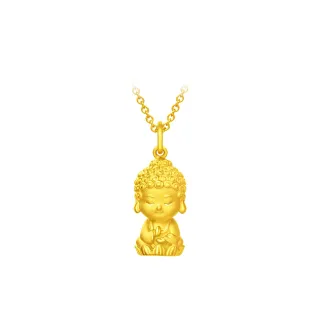 【周大福】佛祖黃金吊墜_計價黃金(不含鍊)