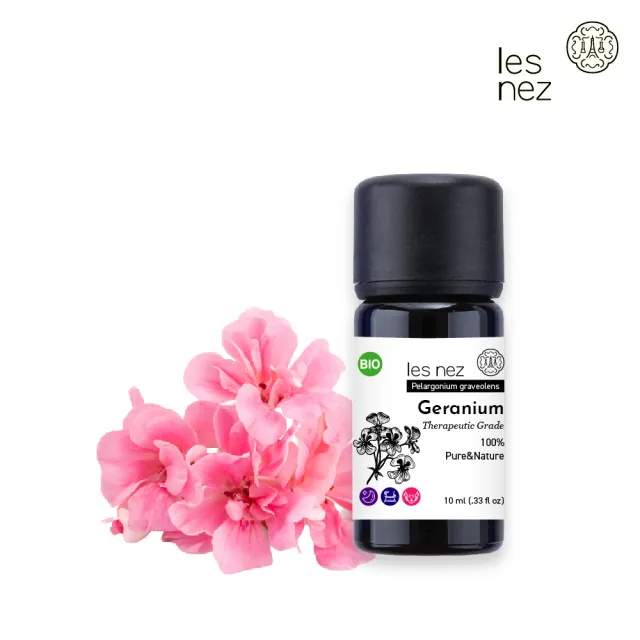 【Les nez 香鼻子】天然單方香葉天竺葵精油 10ML(天然芳療等級)
