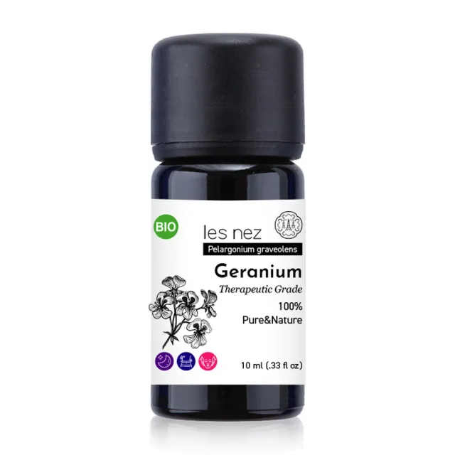 【Les nez 香鼻子】天然單方香葉天竺葵精油 10ML(天然芳療等級)