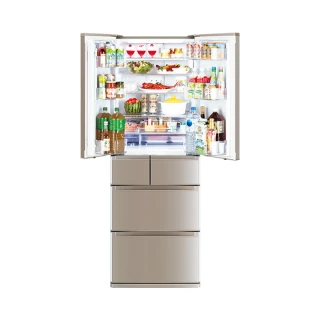 【MITSUBISHI 三菱電機】525L一級能效日製變頻對開六門冰箱(MR-JX53C-N)