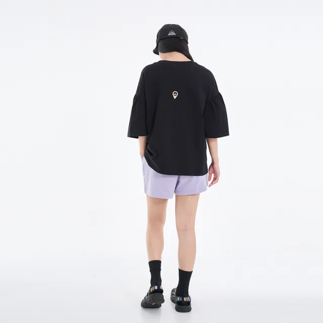 【5th STREET】雙11 女裝 短褲 棉質 休閒褲 紫色(927028)