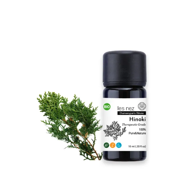 【Les nez 香鼻子】100%天然單方檜木精油 10ML(天然芳療等級)