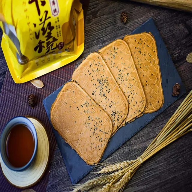 【一品名】卡薄燒410g 任選3包(原味/芝麻/海苔/咖啡)