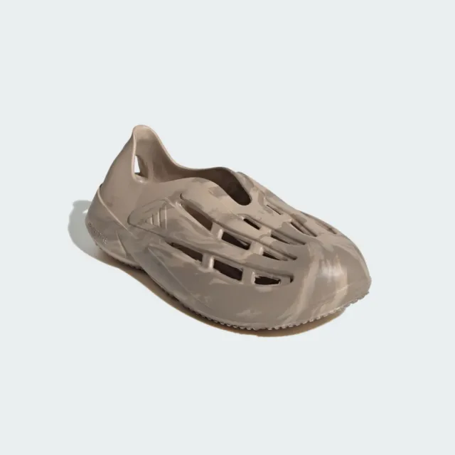 【adidas 愛迪達】Lightstride MOC 男女 運動休閒鞋 洞洞鞋 懶人鞋 涼鞋 快乾 緩震 卡其(JI2277)