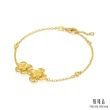 【點睛品】丁香花 婚嫁黃金手鍊_計價黃金