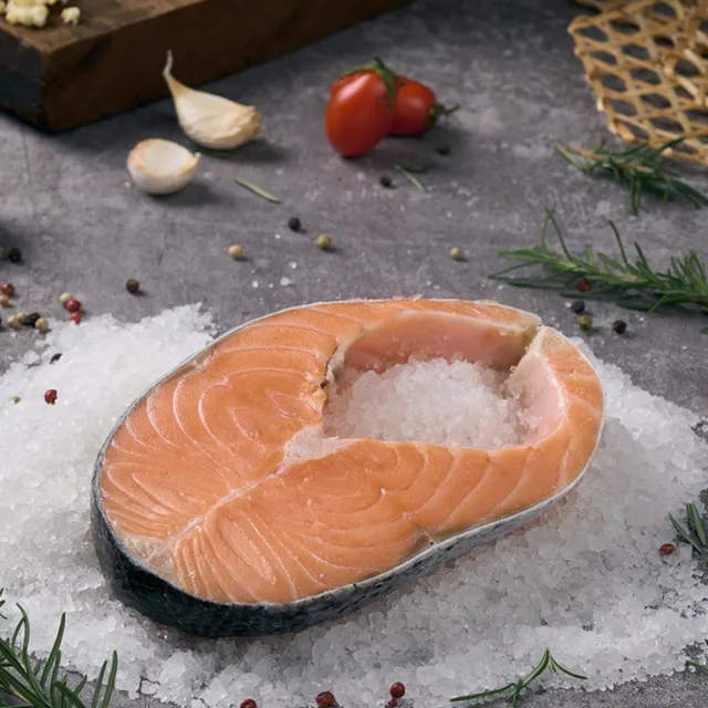 【森嶼鮮物】超厚切大比目魚及鮭魚片雙拼(8片組)