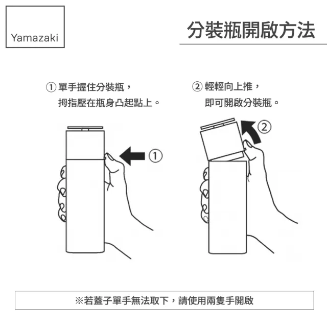 【YAMAZAKI】tower清潔劑按壓分裝瓶-白(乳液瓶/分裝瓶/按壓瓶/衛浴收納)