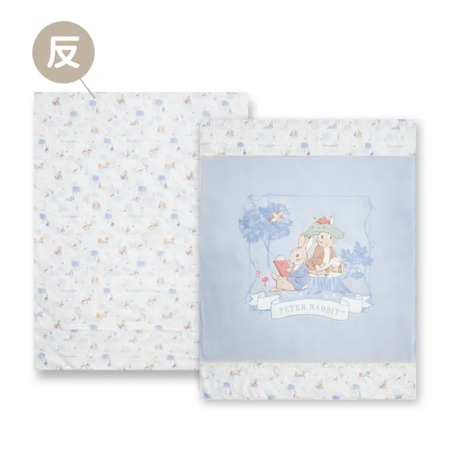 【奇哥】悅讀比得兔冬夏兩用被 105x135cm(四季被 棉被 被子 寶寶被 嬰兒被)