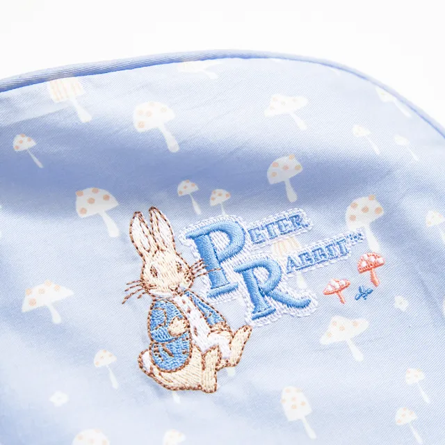 【奇哥】悅讀比得兔圓型枕套2入 29×26×4cm(枕頭套 嬰兒枕頭套 透氣枕套 四季枕套)