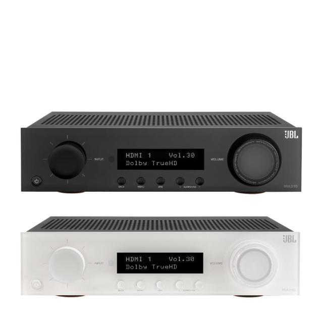 JBL MA310 是一款高效能5.2聲道家庭劇院音響系統，重量僅5.1kg，尺寸109.2mm x 432.0mm x 347.6mm，支援藍芽連線但無WiFi功能。適用110~220V電源供應，顏色選擇黑色或白色，產地中國，附1年保固。NCC認證碼CCAH24Y10490T5，BSMI許可字號R63234。適合追求優質音效的家庭娛樂，提供沉浸式環繞聲體驗。